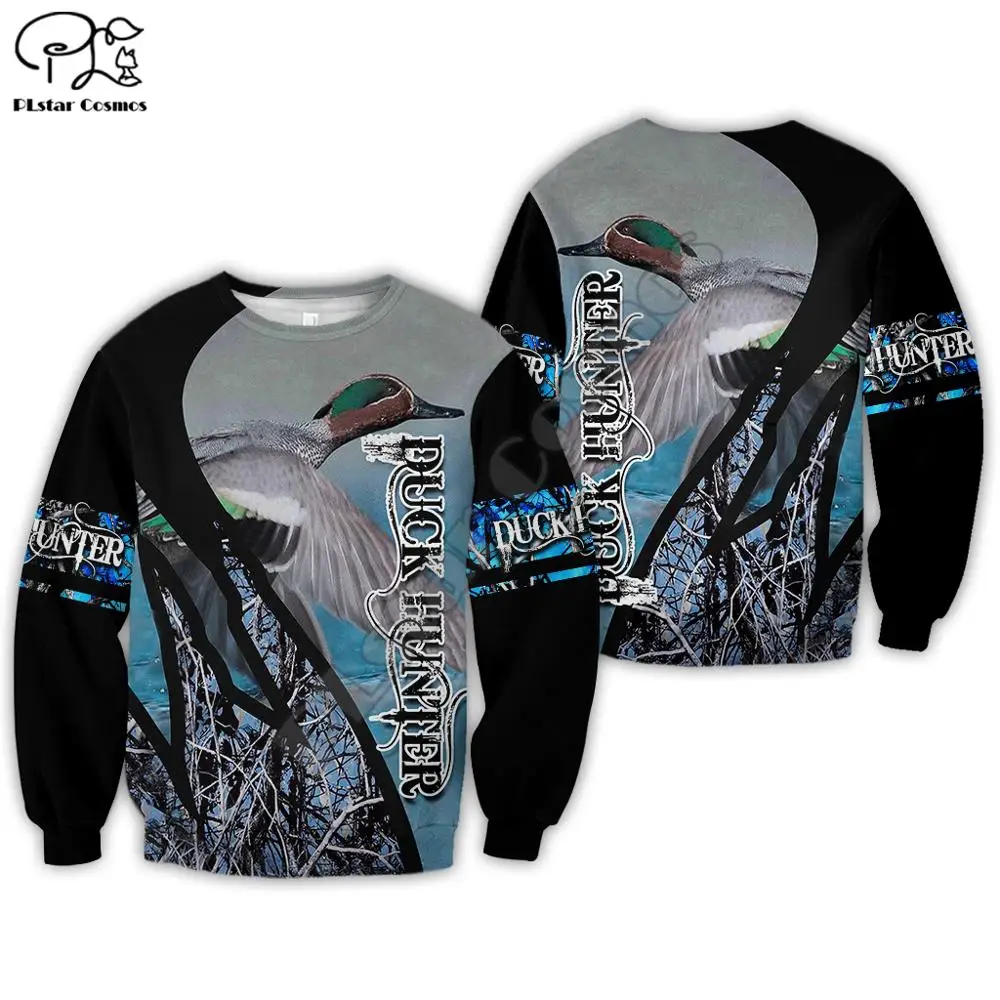 

PLstar Cosmos New Fashion Duck Hunting Animal Hunter Camo Tattoo Autumn Jacket Tracksuit Pullover 3DPrint Men/Women Hoodies A-5