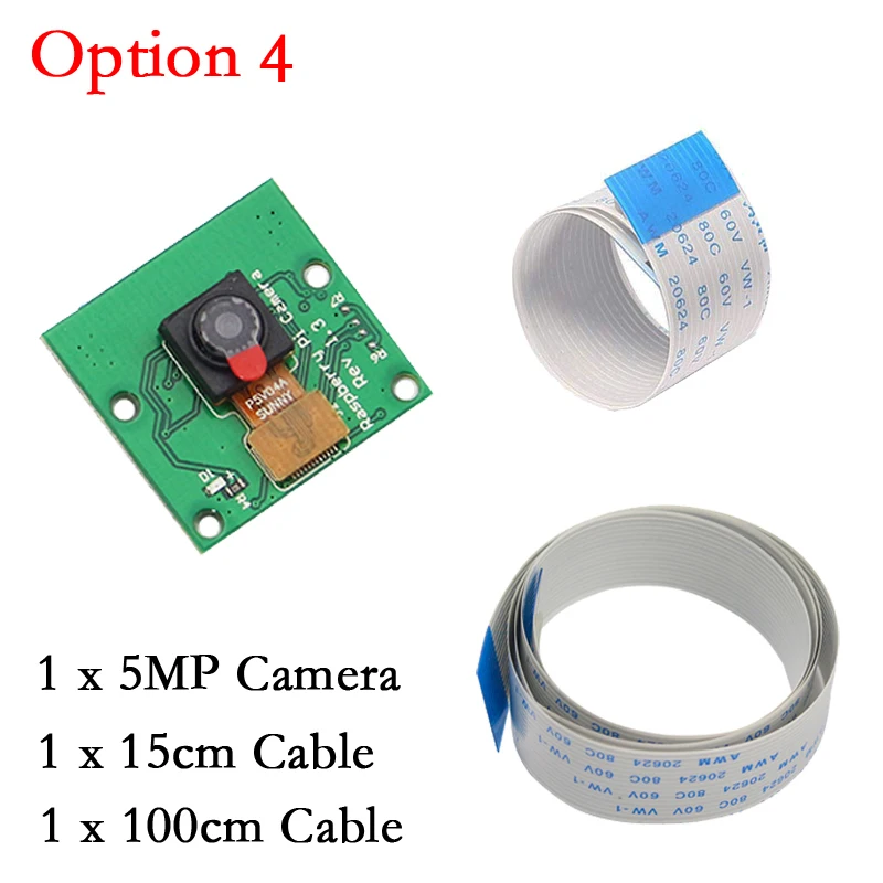 Raspberry Pi 4 Камера 5MP 1080P 720 OV5647 видео Камера с FFC кабель для Raspberry Pi 4 3 Модель B 3B плюс 4B Pi3 B