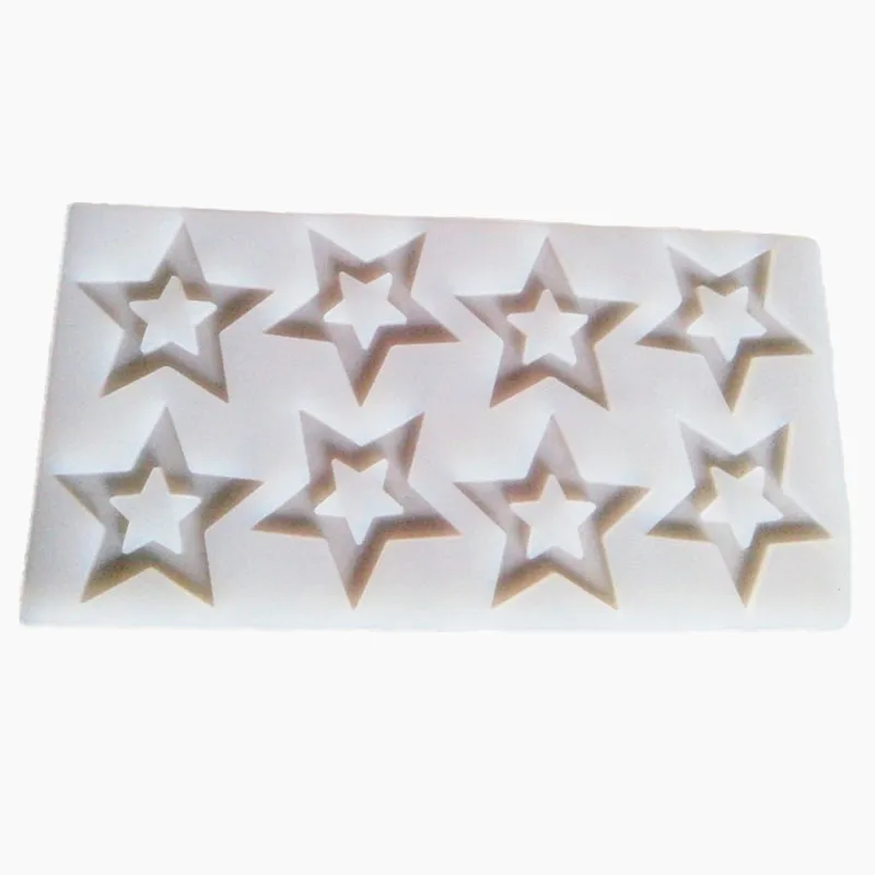 Силиконовая форма сделай сам в форме звезды силиконовая для рукоделия торта