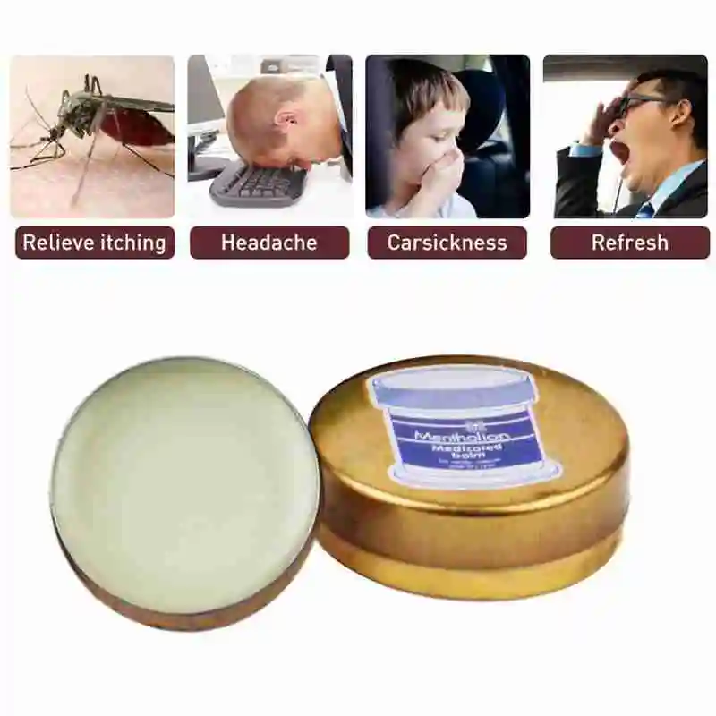

100% pure natural herbal million gold oil Balm Ointment For Headache Dizziness Insect Stings Heat Asterisk Stroke Insect