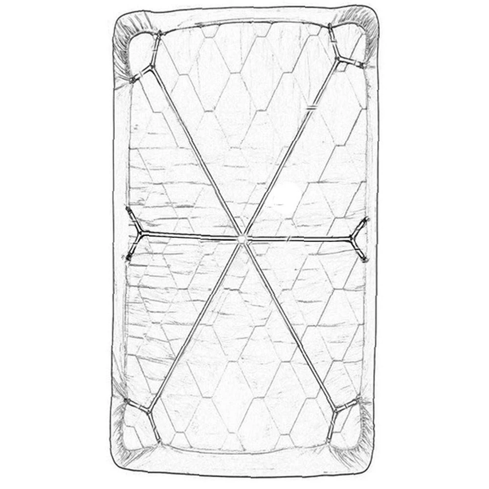 Зажимы для простыни 3 сторонние 6 регулируемые подтяжки листов Эластичный