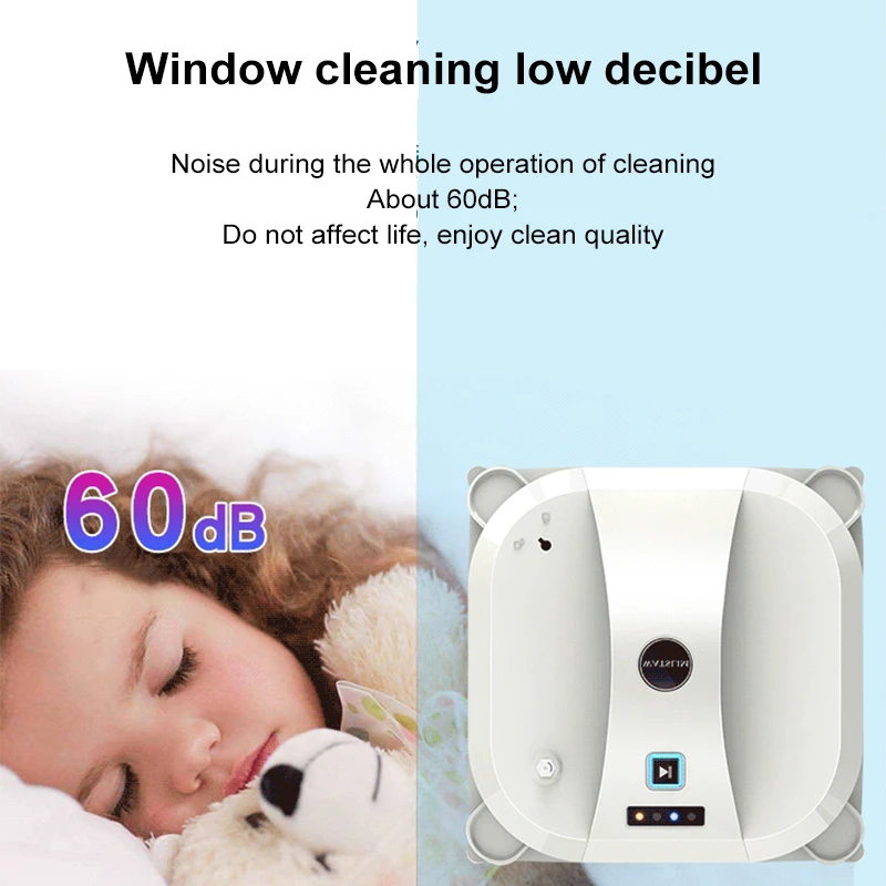 

2500PA Safe Anti-falling Window Wiping High-altitude Robot Fully Automatic Vacuum Adsorption Window Wiping Machine
