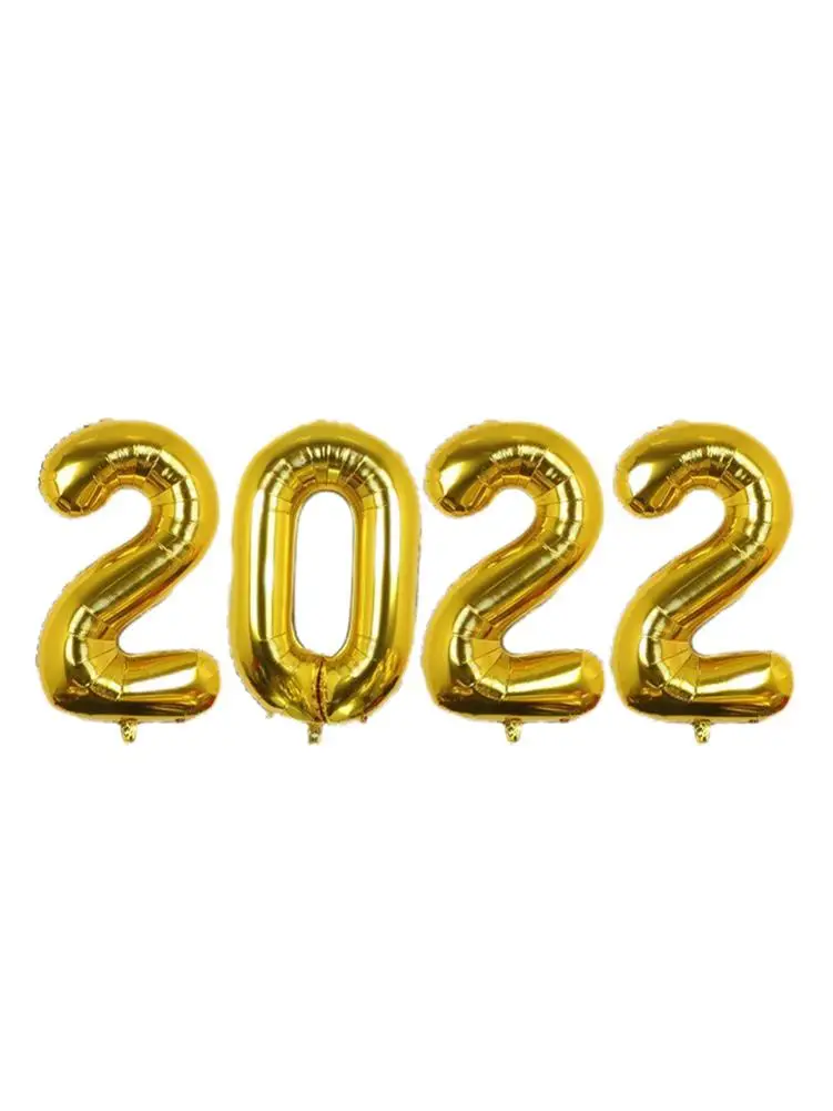

16 Inch 2022 Balloons Numbers For New Years Graduation Decorations New Years Eve Balloons Number Balloons For New Years Eve Pa