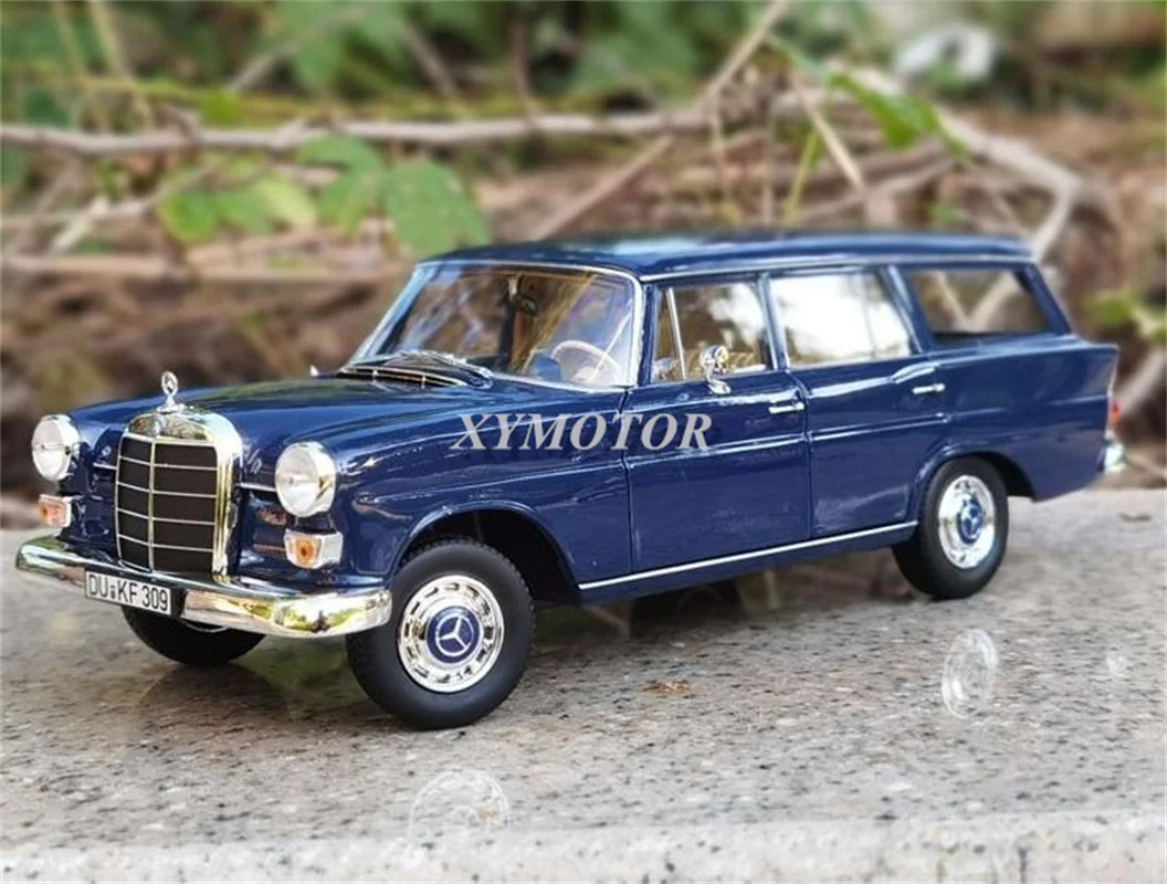 

Norev 1/18 For Benz 200 Universal 1966 Wagon Metal Diecast Model Car Blue Toys gifts Display Collection Ornamets