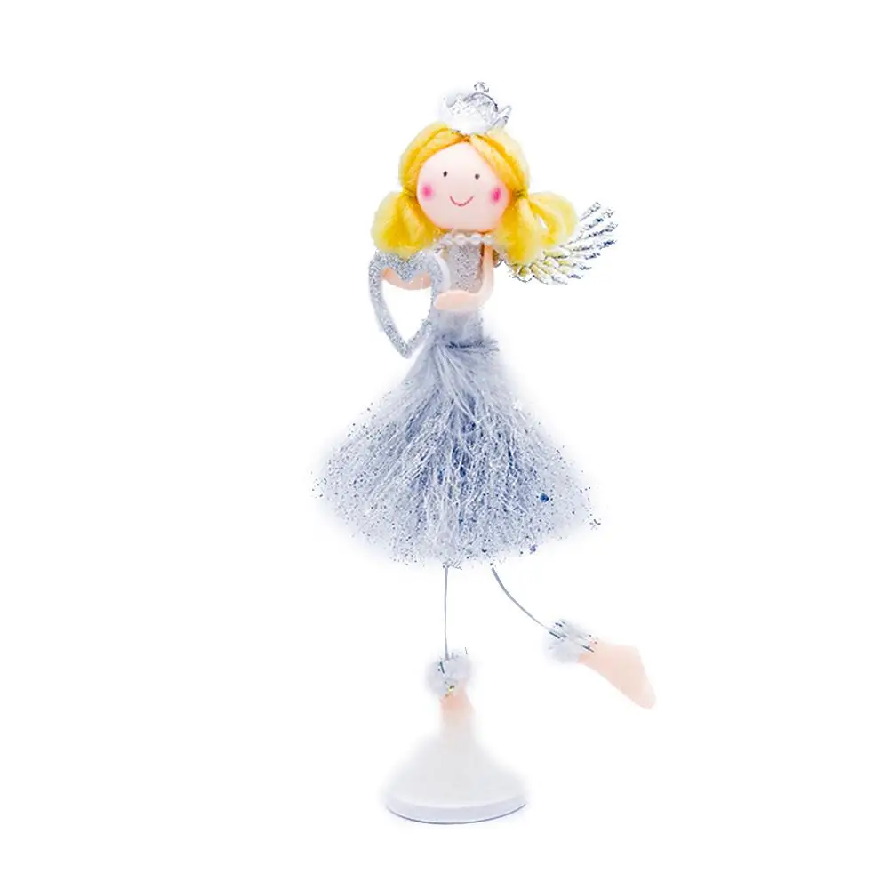 Hot Christmas Tree Hanging Ornaments Cloth Santa Claus Snowman Xmas Tree Toy Doll Hang Decoration Christmas Decorations for Home - Цвет: V
