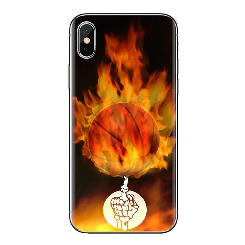 Для Samsung Galaxy A3 A5 A7 A9 A8 звезда A6 плюс 2018 2015 2016 2017 прозрачные мягкие чехлы Баскетбол