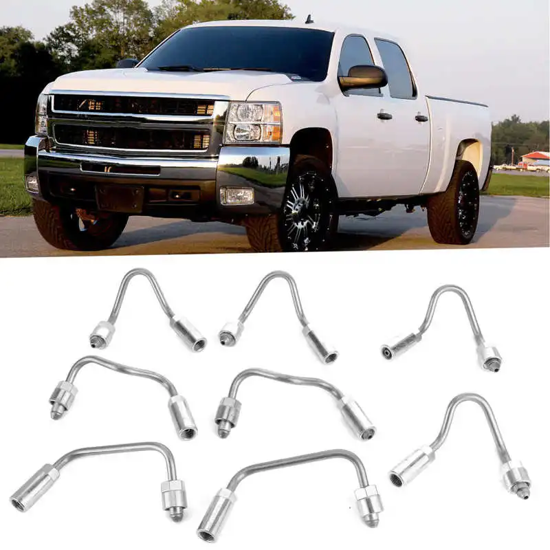 

8 шт., топливные цилиндры 1-8 98006523 для Chevy GMC 2007,5-2010 6,6 LMM Duramax, соединитель топливной трубы