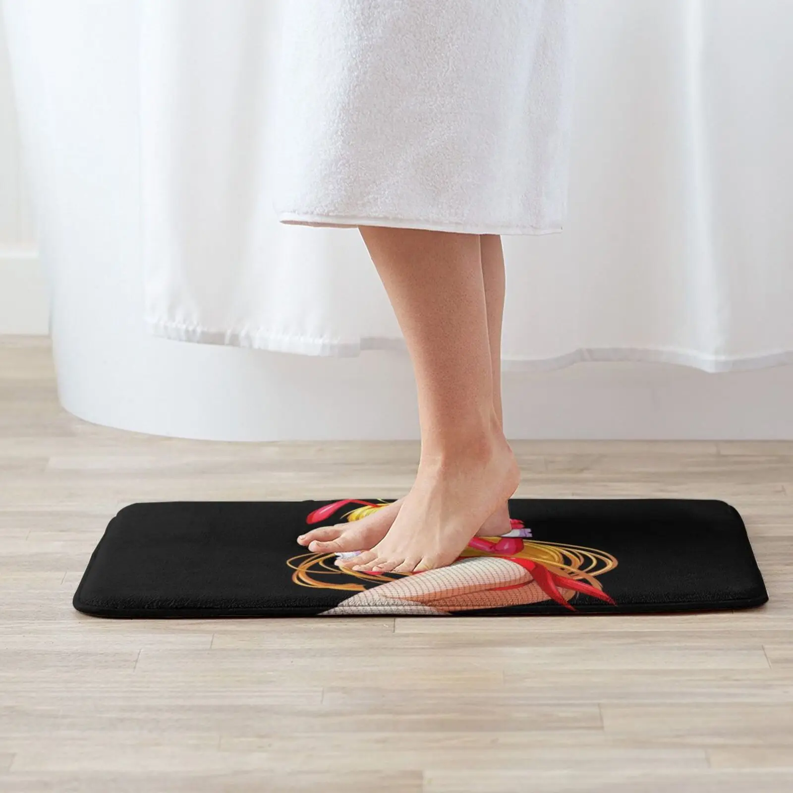 Азия серебристый костюм кролика | Старшая школа Dxd Ecchi коврик подушка Мягкий