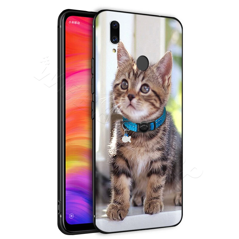 Чехол с забавным котенком для Xiaomi Redmi 4A 4X 5 5A 6 6A 7 7A S2 Note Go K20 Pro Plus Prime 8T|Бамперы| |