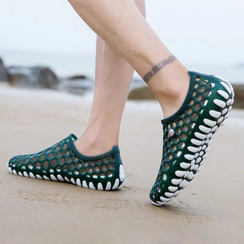 Удобная мужская обувь без шнуровки для отдыха Мягкие нескользящие легкие