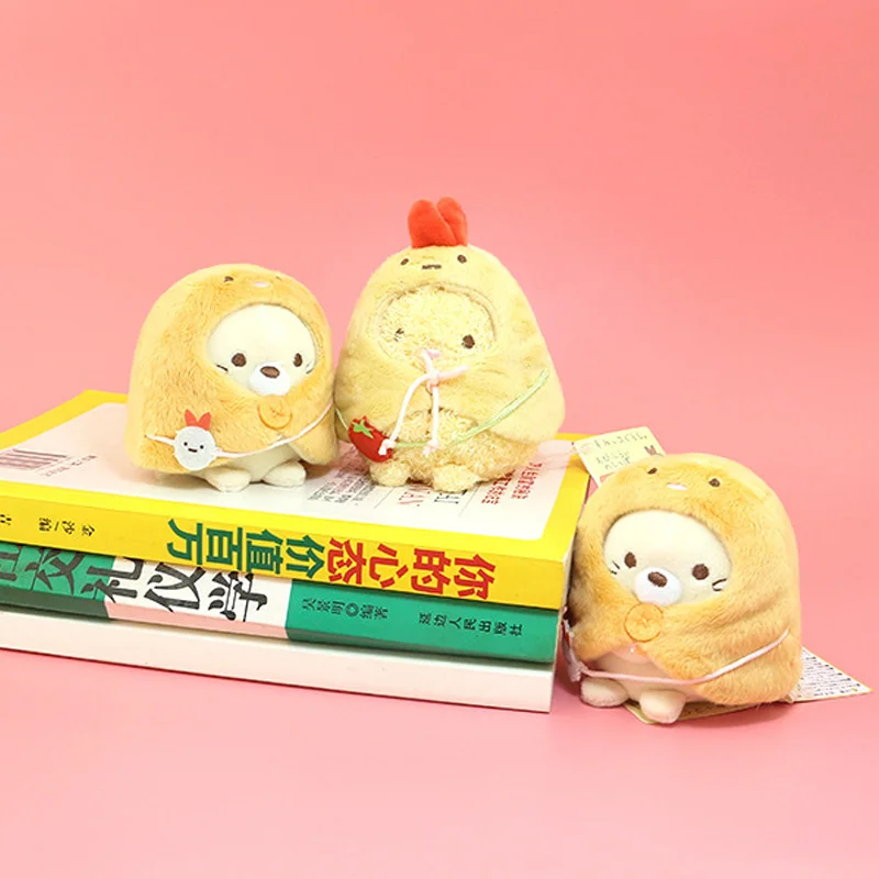 Sumikko гураши со съемной накидкой плюшевые игрушки Peluche мягкие куклы игрушки Детский подарок Juguetes брелок орнамент ключ кулон