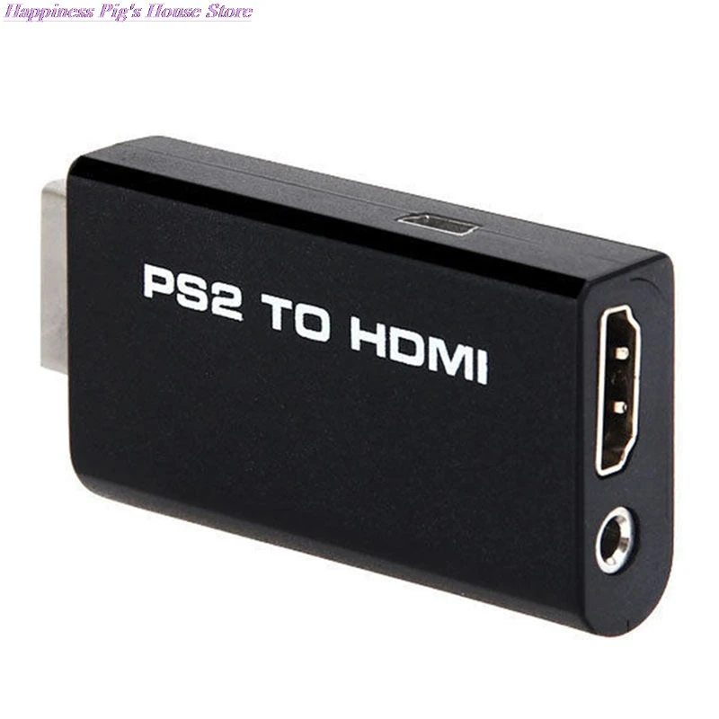 Adaptador convertidor de Audio y vídeo para PS2 a HDMI, compatible con 480i/480p/576i, con salida de
