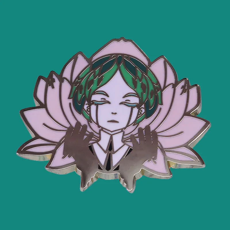 Веселая эмалированная брошь на лацкан аниме для мальчиков булавки