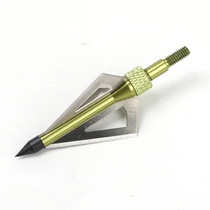 24 шт.лот 100 зернистая стрела для охотничьего арбалета с 3 фиксированными лезвиями для стрельбы из лука и стрелы