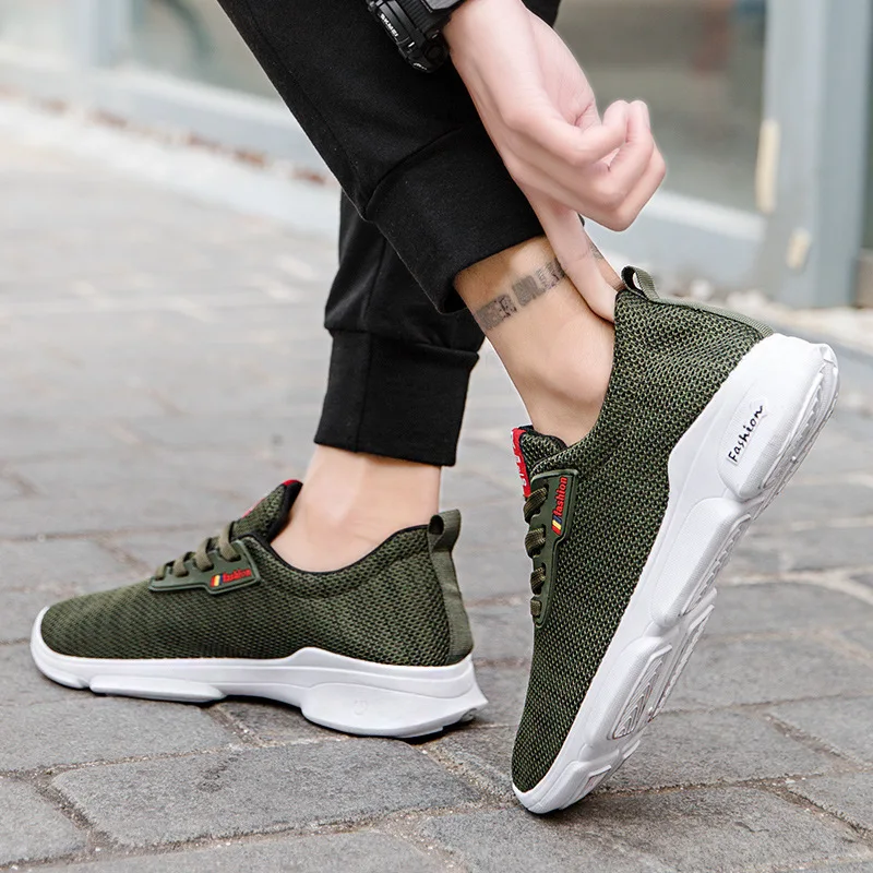 

New Men Shoes Spring Autumn Casual Sneakers Mens Trainers Air Cushion Men Tenis Masculino Adulto Sneakers Leisure Blue Shoes Men