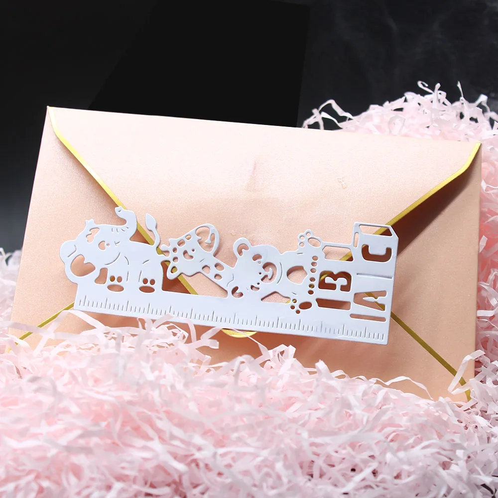 Новая серия животных металлическая прорезной трафарет для окраски Diy