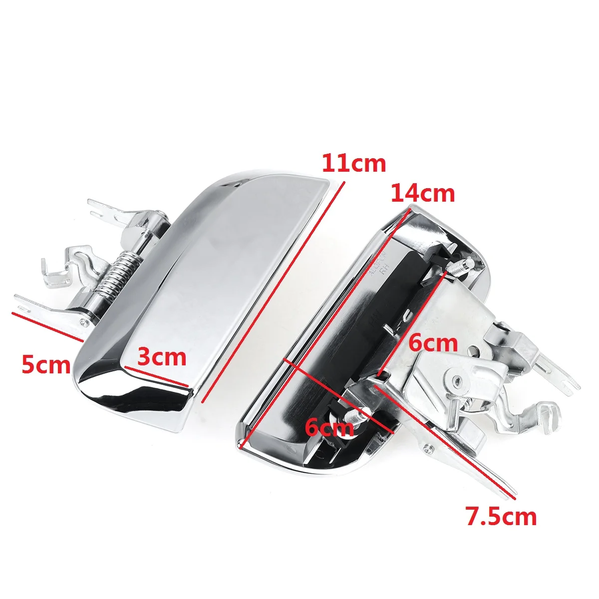 Задний внешняя дверная ручка левый/правый для Nissan Pathfinder R51 2005 2006 2007 2008 2009 2010 2011 2012