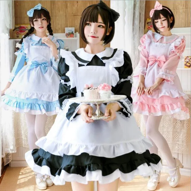 Женский костюм на Хэллоуин Алиса в Wonderland мадчэнь клид кельнерин карнавальный