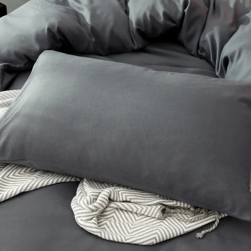 

100% Cotton Bed Sheet Four-Piece Large 220x240Cm Bedding Set Duvet Cove Twin Size Bedding Bedspread On The Bed Double Bed