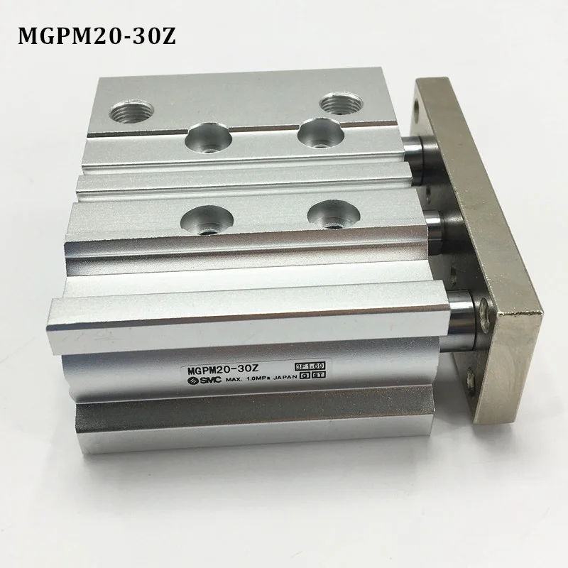 MGPM20-30Z MGPM20-30Z MGPM20-40Z MGPM20-50Z Компактный Руководство цилиндра тонкий три оси цилиндра с шток цилиндра MGPM серии - Цвет: MGPM20-30Z