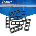 5 шт. DIP-40 круглое отверстие 40 контактов 2,54 мм DIP DIP40 IC Разъемы адаптер паяного типа 40-контактный разъем IC DIP40