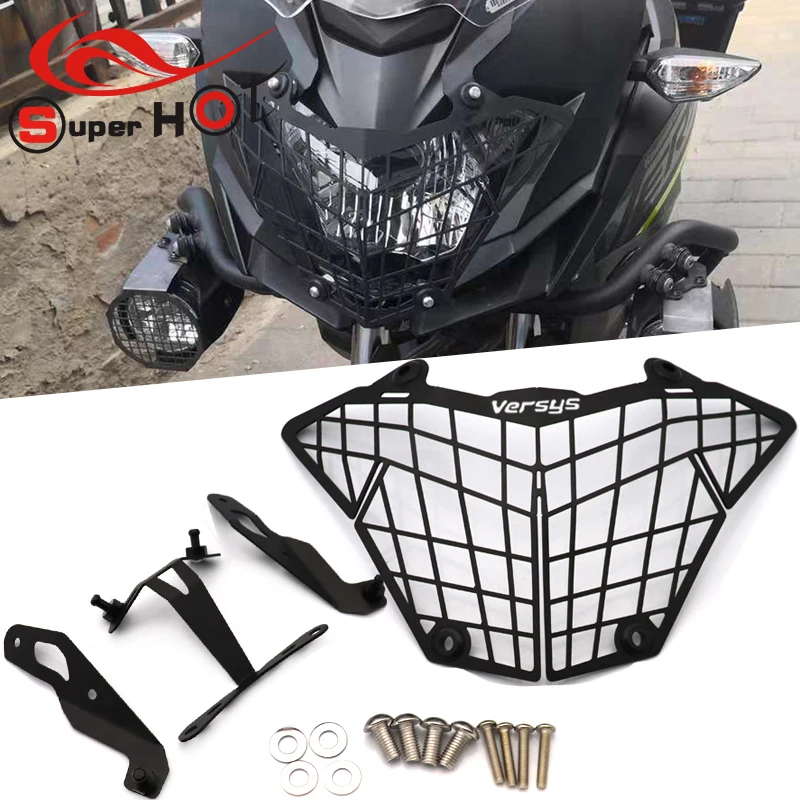 For Kawasaki Versys X300 X250 VERSYS300 VERSYS250 VERSYS 300 250 Motorcycle Accessories Headlight Protection Cover Grille Guard