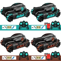 2 4ghz radio control water bomb rc tank toy car racing gesture induction stunt 4wd for boys 30 minutes playing time gifts