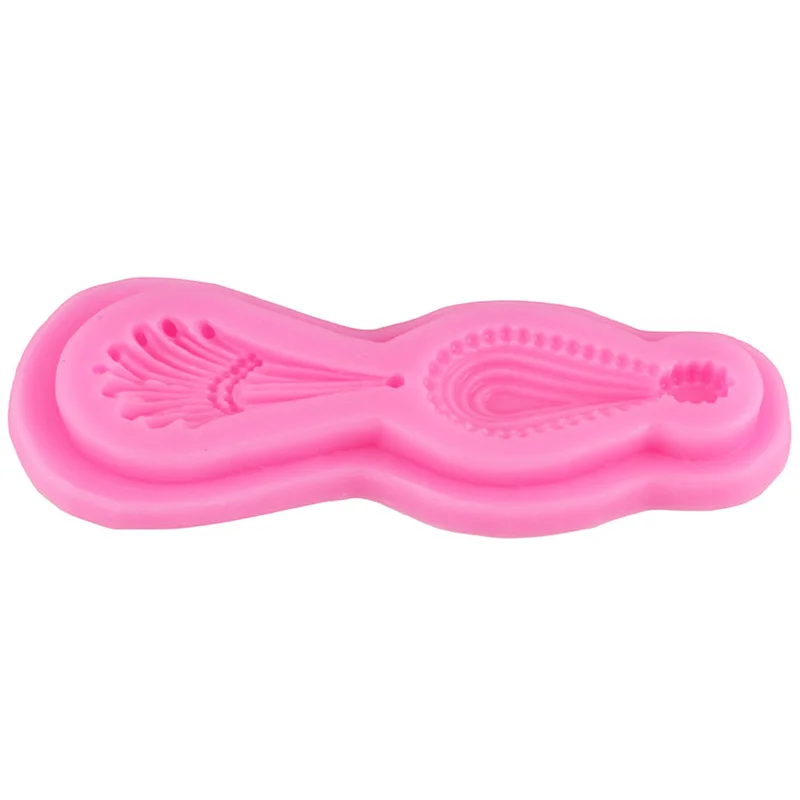 Капли воды кружева шаблон силиконовые формы для торта павлиньими перьями