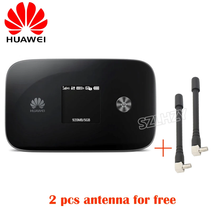 Используется разблокированный HUAWEI E5786 маршрутизатор E5786s-62a 4G cat6 LTE 300 Мбит/с 4 г мобильный Карманный хот-спот модем Mifi с 2 шт ts9 антенна