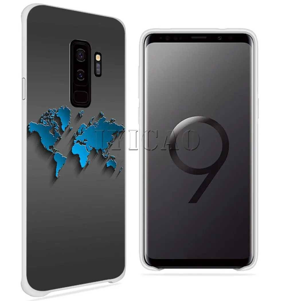 Жесткий чехол с картой мира для samsung Galaxy J6 J5 J1 J2 J3 J7 2017 2016 2015 Prime US Версия ЕС |