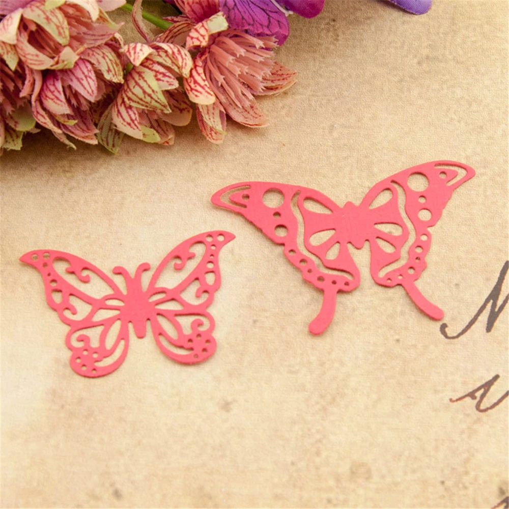 Бабочка Металлические Вырубные штампы Скрапбукинг Ремесло вырубки Рождество DIY
