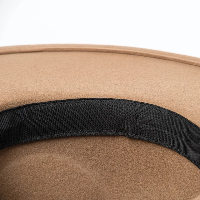 100%wool fedoras heart shape large brim fedora hat unisex hat fedoras hat for women church hat jazz  woolen fedoras wholesale