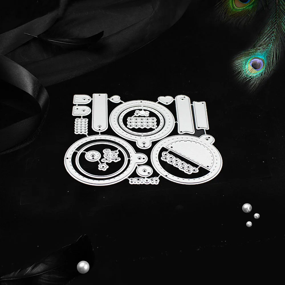 Творческие новые металлические Вырубные штампы для рукоделия рождественские