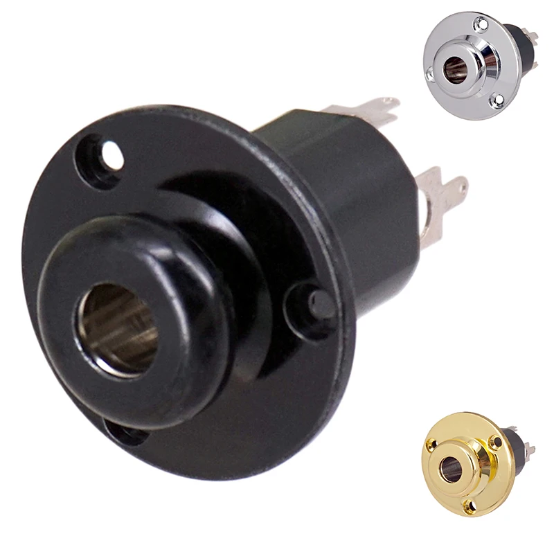 

Bass Guitar Output Input End Pin Jack-6.35 Acoustic Guitar Equalizer EQ Preamp Socket 6.35mm Guitar Accessories