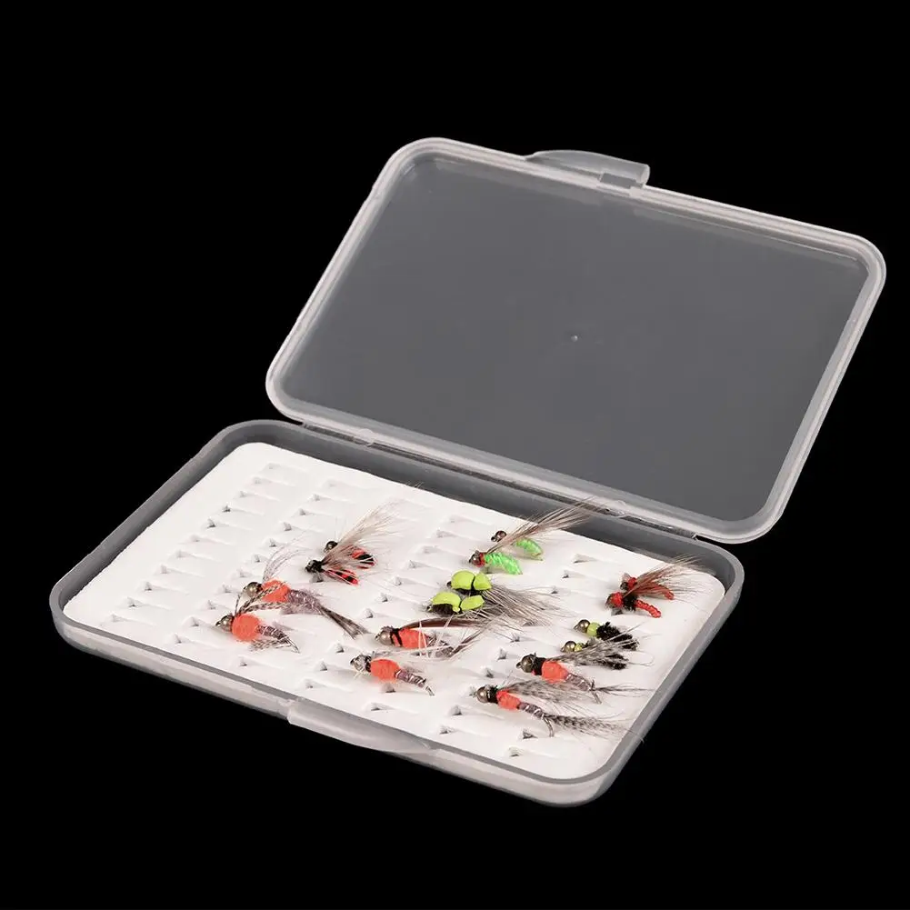 Portabale Fly рыболовная приманка коробка форель мух Коробка Для Хранения Чехол
