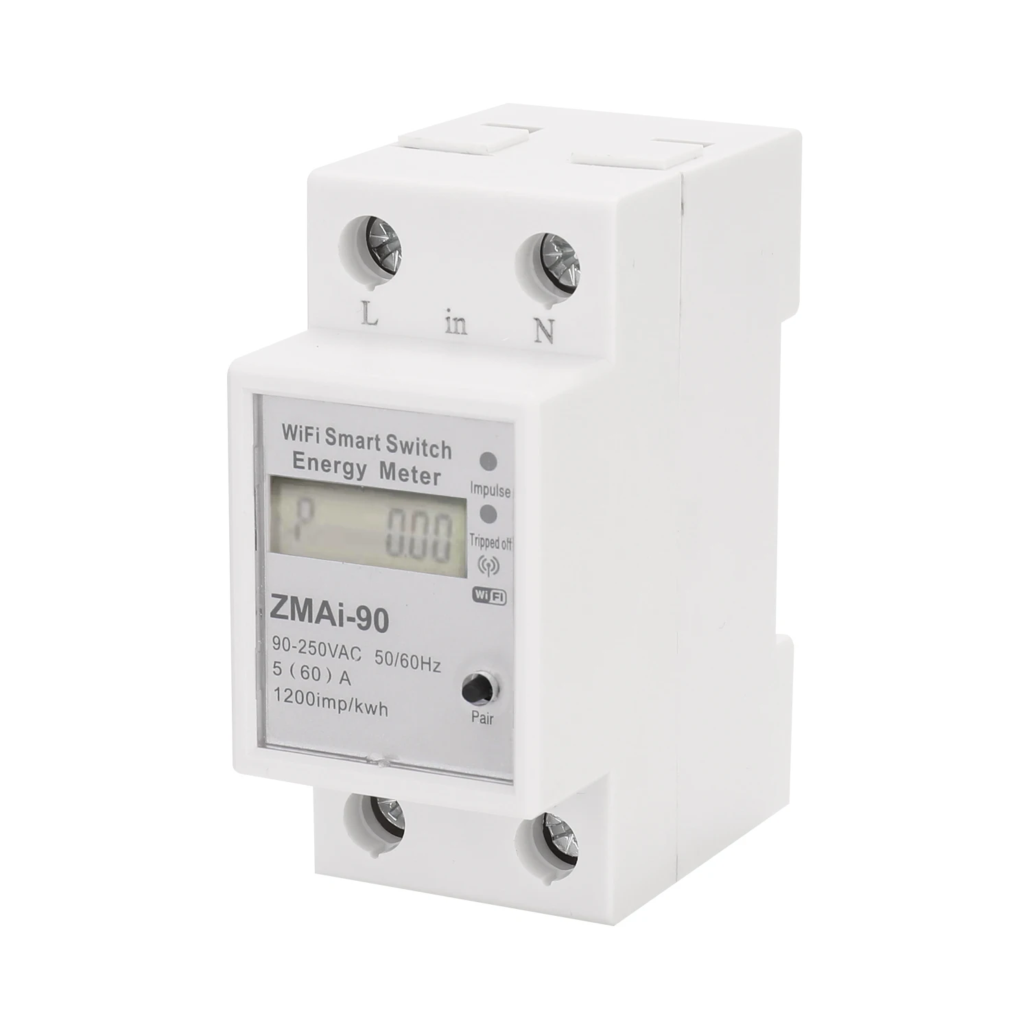 Energy Meter Wifi Power Consumption Kwh APP remote Control Wattmeter With Timing Function Support Smartlife/Tuya App | Инструменты