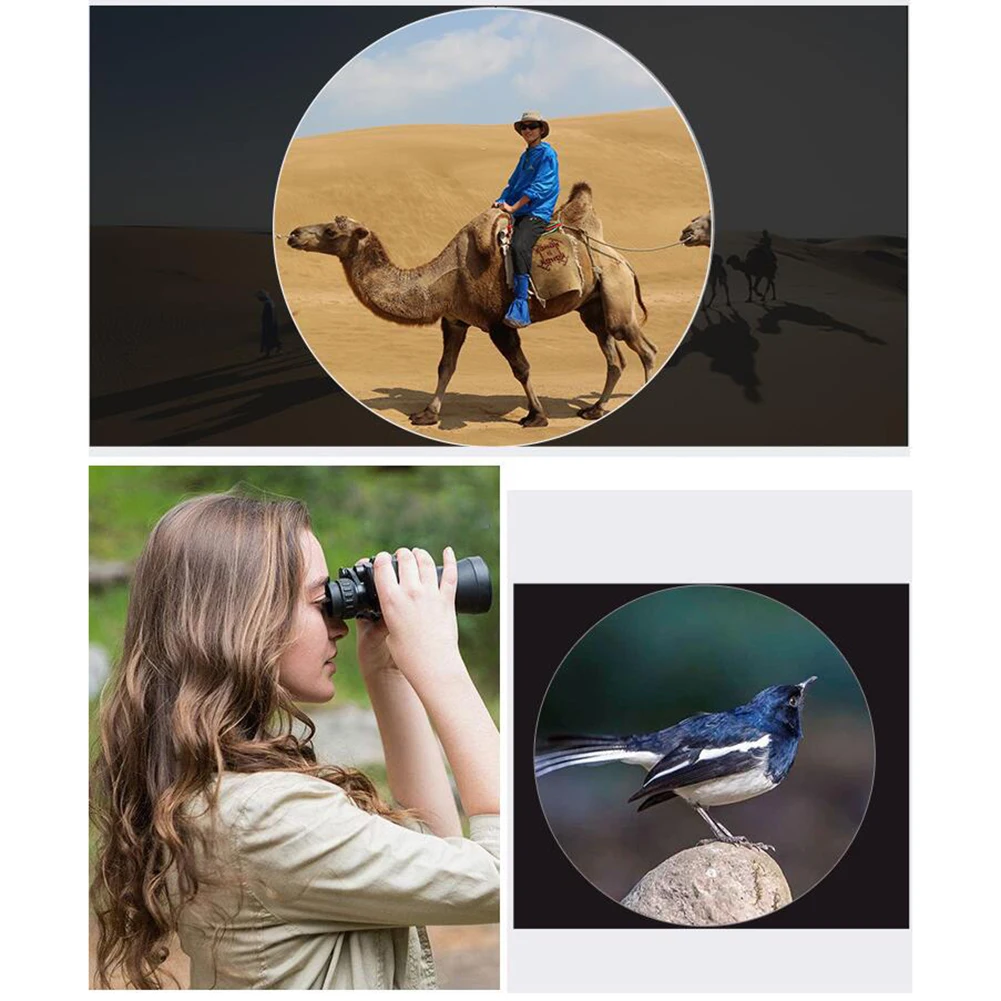 

4K 10-300x40mm Waterproof And Anti-Fog Observation High-Definition Telescope Night Vision Monoculars Used For Hunting Camping