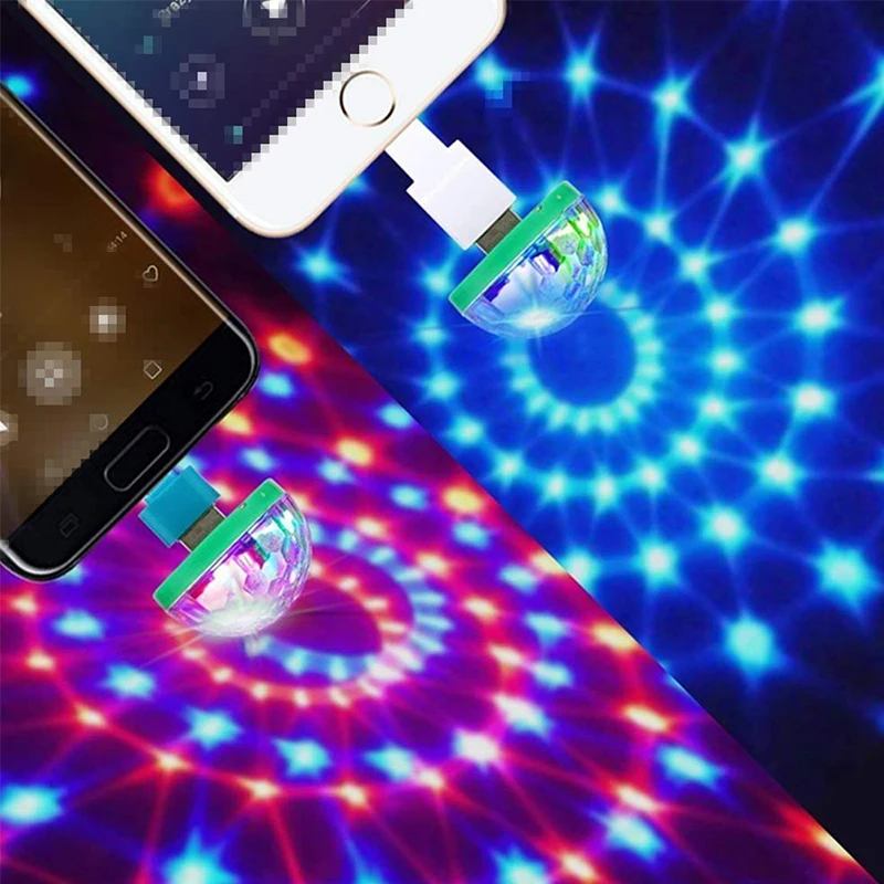 В машину с USB туманный распылитель красочная атмосфера освещение вечеринки DJ