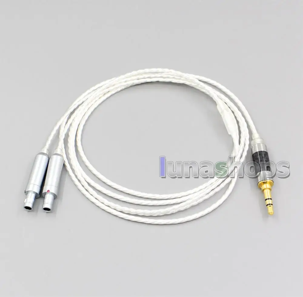 LN004821 3 5 мм OCC + посеребренный медный кабель для наушников Sennheiser HD800 HD820 HD820s |