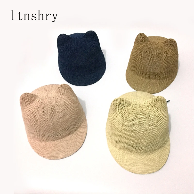 Летняя мультяшная Милая дышащая Детская кепка для мальчиков и девочек