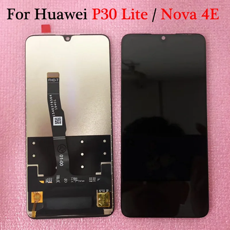 Оригинальный черный ЖК дисплей 6 1 дюйма для Huawei P30 Lite/Для Nova 4E сенсорный экран