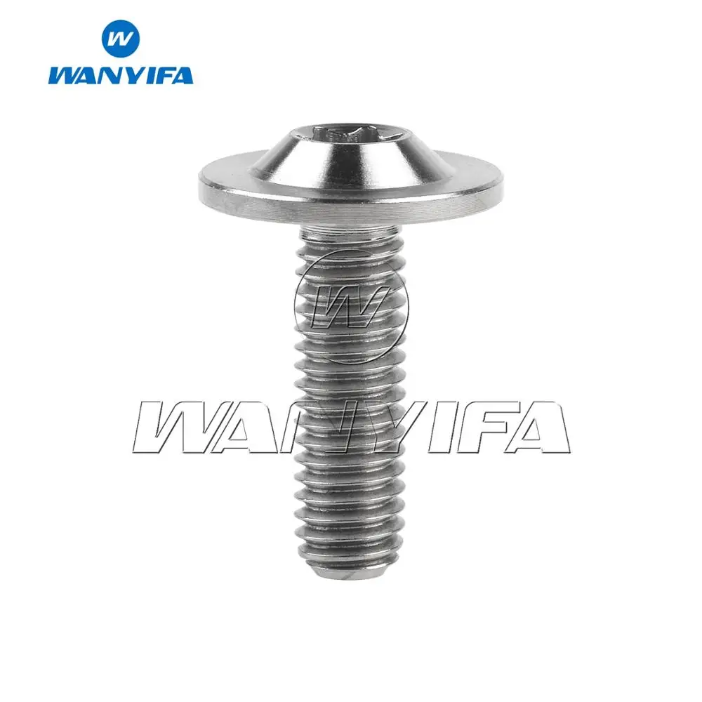 Титановый &quotWanyifa&quot Болт M6x10/15/20 мм Torx T30 Специальное крепление на голову шурупе