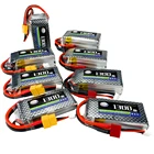 3S 4S 6S 11,1 V 14,8 V 22,2 V 1300 1500 2200 2600 3300 4200 5000 5200 6000mAh 30C 40C 60C для радиоуправляемого LiPo аккумулятора, самолета, дрона
