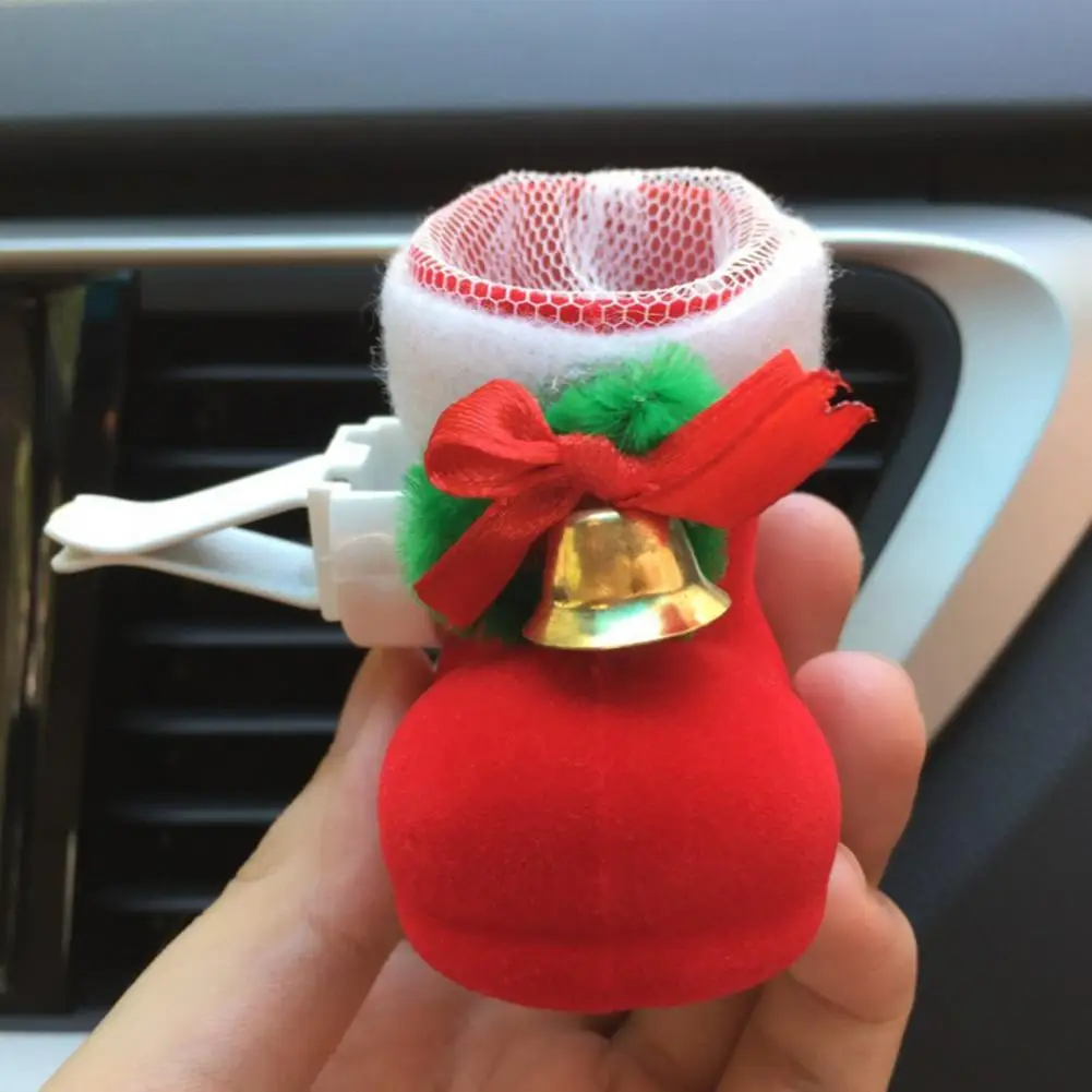 

Рождественский автомобильный освежитель воздуха на вентиляционную решетку, ароматический зажим для духов, Ароматический диффузор, автомо...