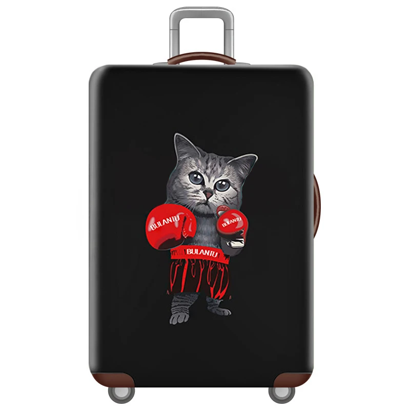 19 Luggage cover SEREQI New style World Map Design Luggage Protective Cover Travel Suitcase Elastic Dust Cover For18 to 32Inch Travel Accessories - Цвет: 19 Luggage cover