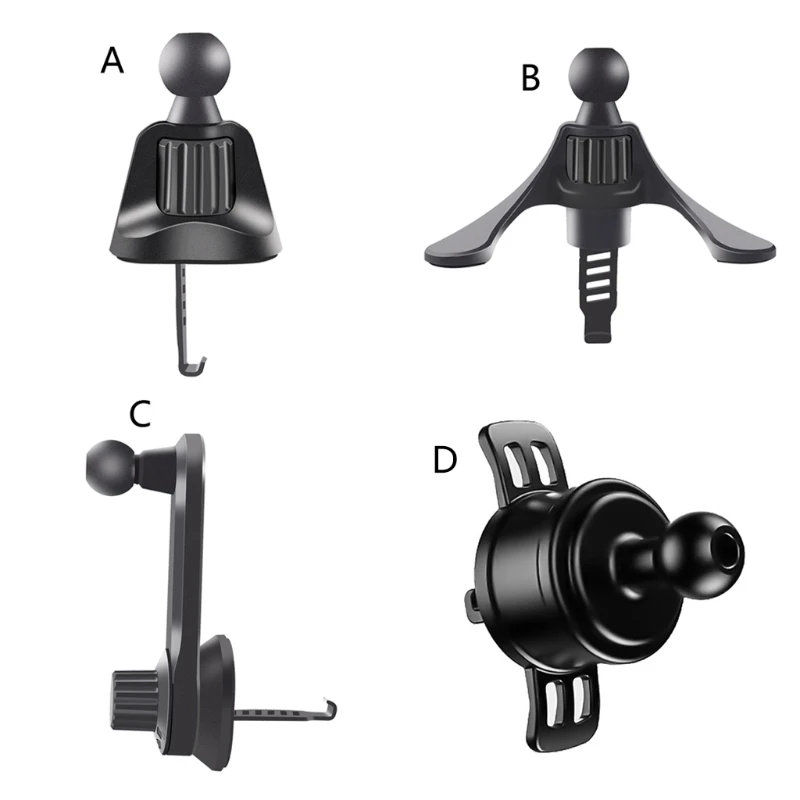 car air vent clip 17mm ball head for universal car phone holder gravity stand bracket magnetic support mobile car adapter holder free global shipping