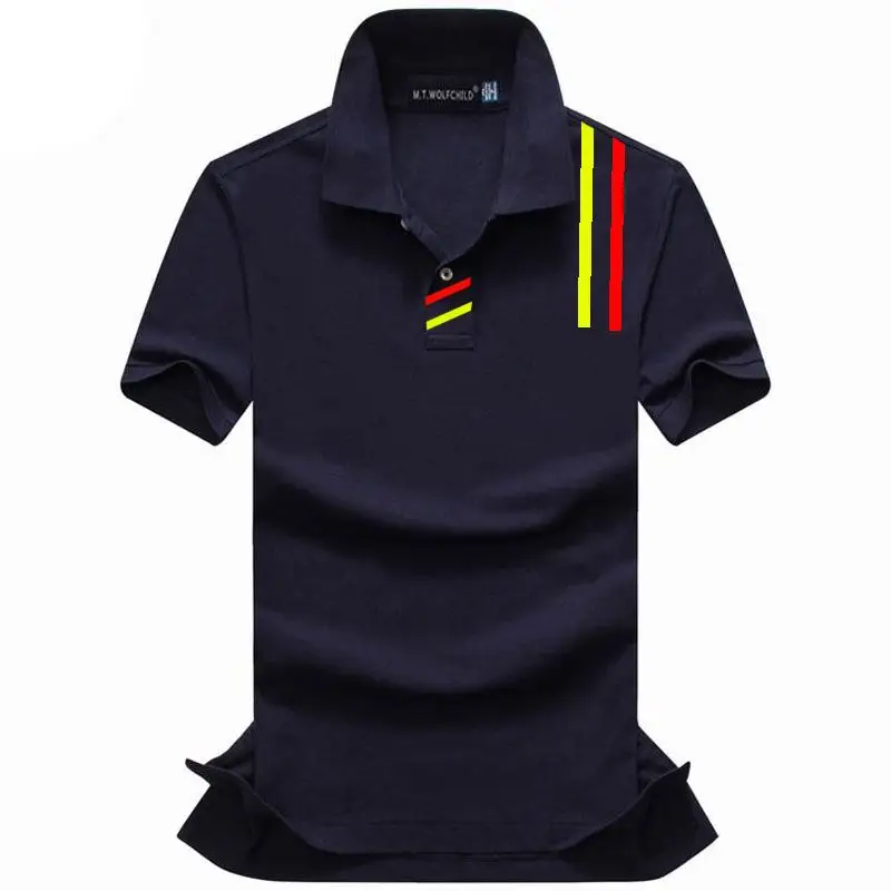 Мужская летняя рубашка-поло с коротким рукавом 2020 хлопок | одежда