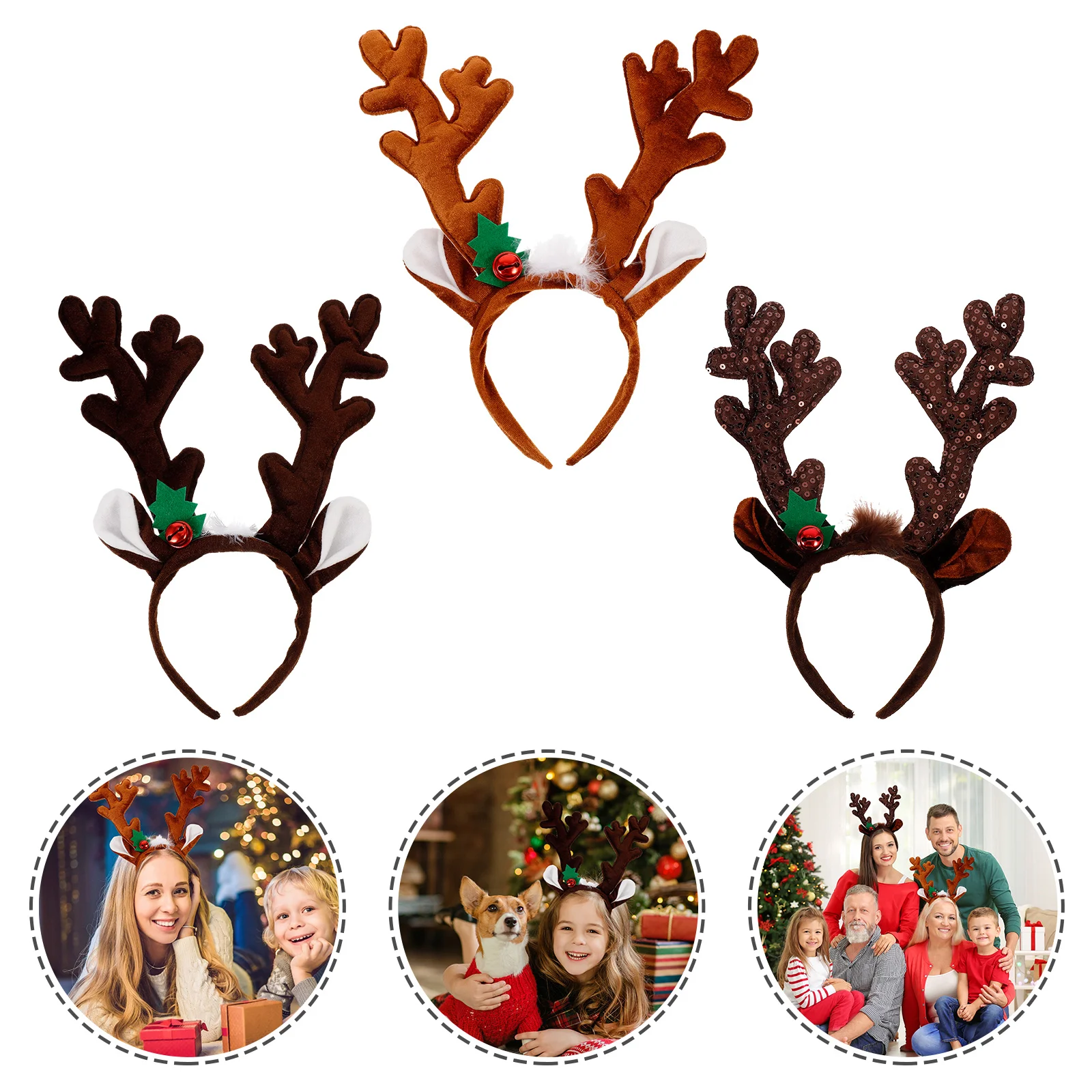 

3 шт., детские повязки на голову