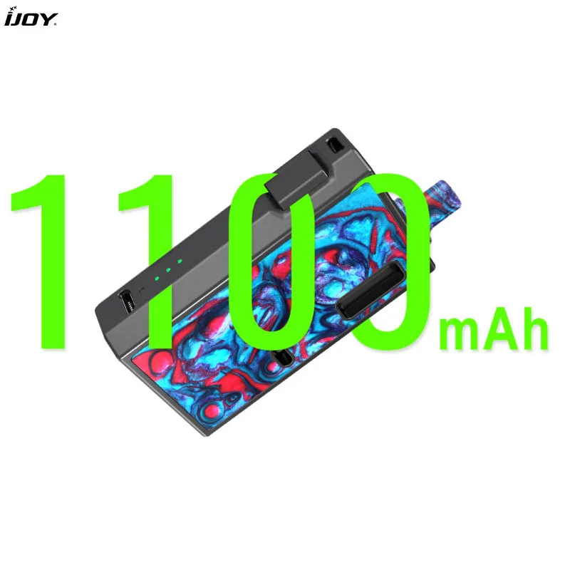 IJOY для вас MERCURY KIT все в одном Pod система Vape Kit 12 Вт Мощность 1100 мАч батарея