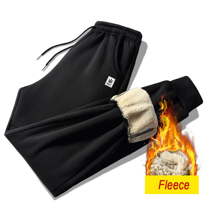 

Plus Fleece Thick Casual Sport Trousers Men Spring 2021 Oversized 8XL Pencil Pants Outdoor Street Joker Gym Ankle-Length Pants